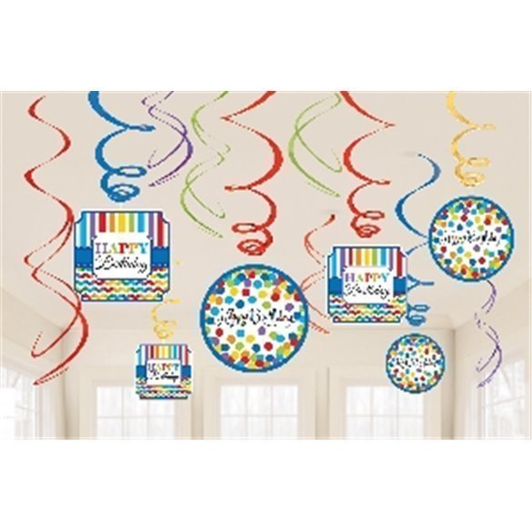 Decoracion colgante espirales Happy Birthday (12)
