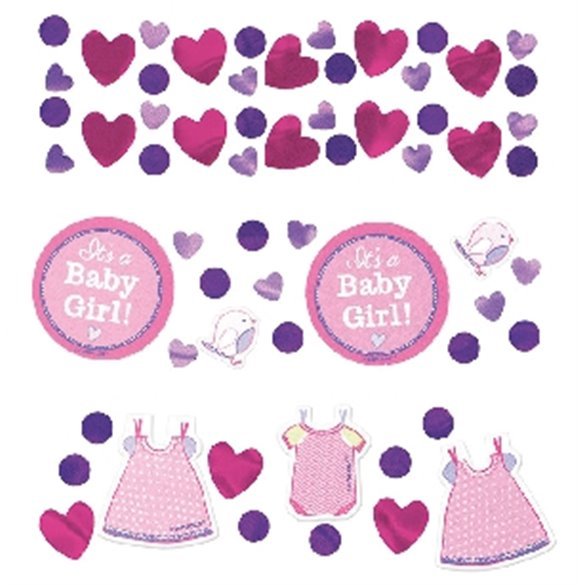 Confeti Baby shower Girl Rosa