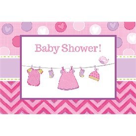 Invitaciones (8) Baby showerGirl