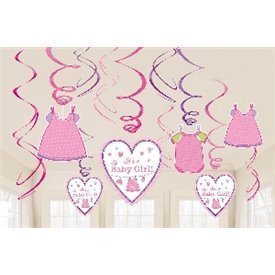 Decoracion Colgante (6x2) Baby Girl