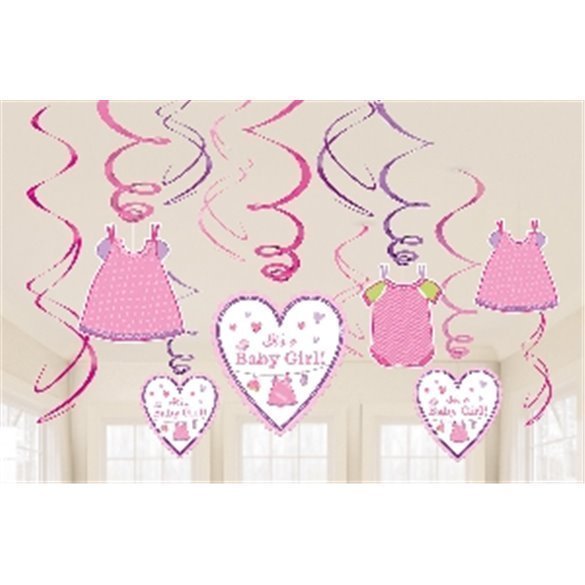 Decoracion Colgante (6x2) Baby Girl
