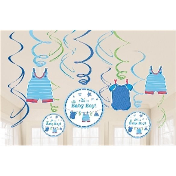 Decoracion Colgante (6x2) Baby Boy
