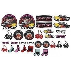 Decoracion Pared (30pz) Classic 50 Rocks