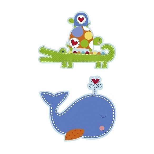 Recortables Decoracion Baby Blue