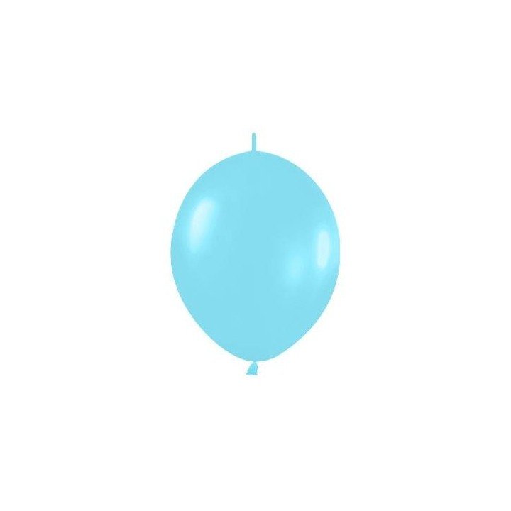 Articulo Globos Látex Link-o-Loon Azul Caribe Satín de 29cm aprox (...
