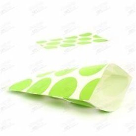 Bolsa Candy papel puntos verde kiwi (10)