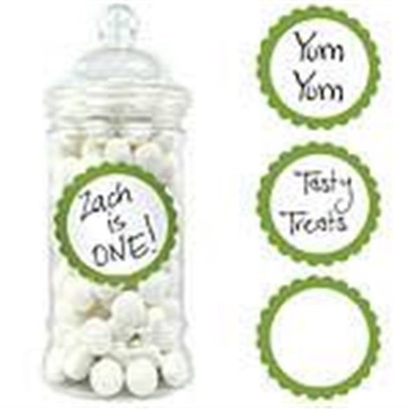 Pegatinas candy borde verde kiwi (20)