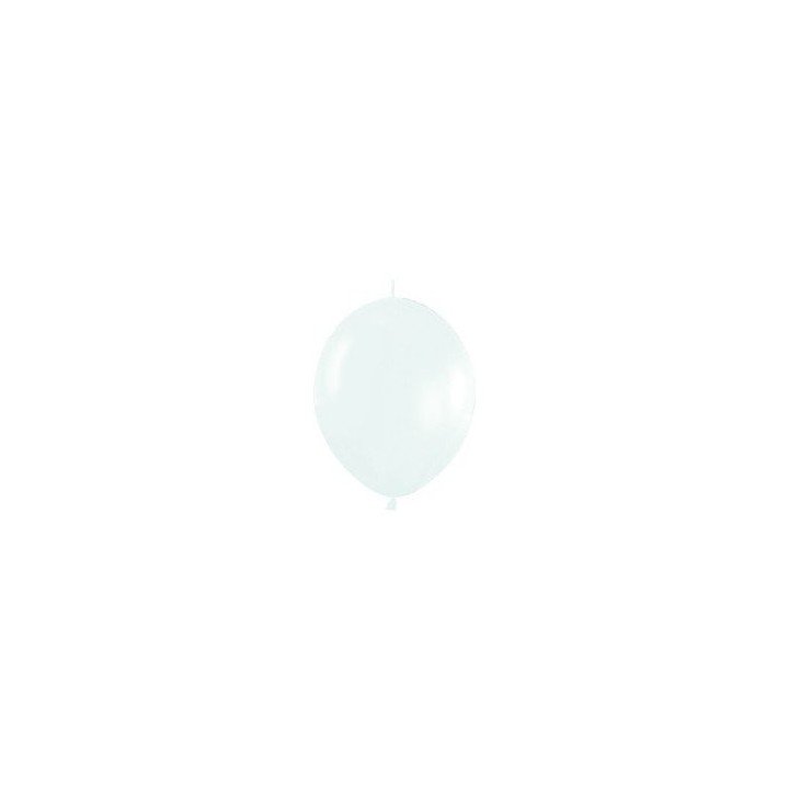 Articulo Globos Látex Link-o-Loon Blanco Sólido de 13cm aprox (50 u...