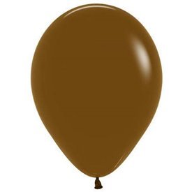 Globos Látex R12 Café Sólido de 30cm aprox (50 ud)