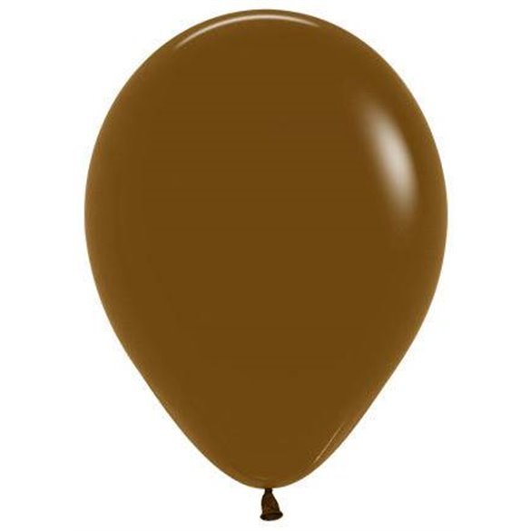 Articulo Globos de 30 cm aprox Color Cafe Solido (50 ud