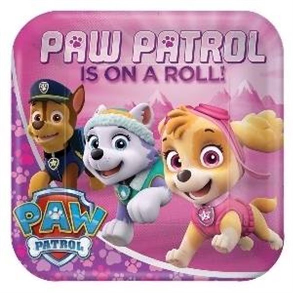 Platos Patrulla Canina Skye y Everest 23 cm (8)