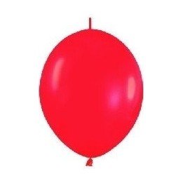 Articulo Globos Látex Link-o-Loon Rojo Sólido de 13cm aprox (50 ud)...