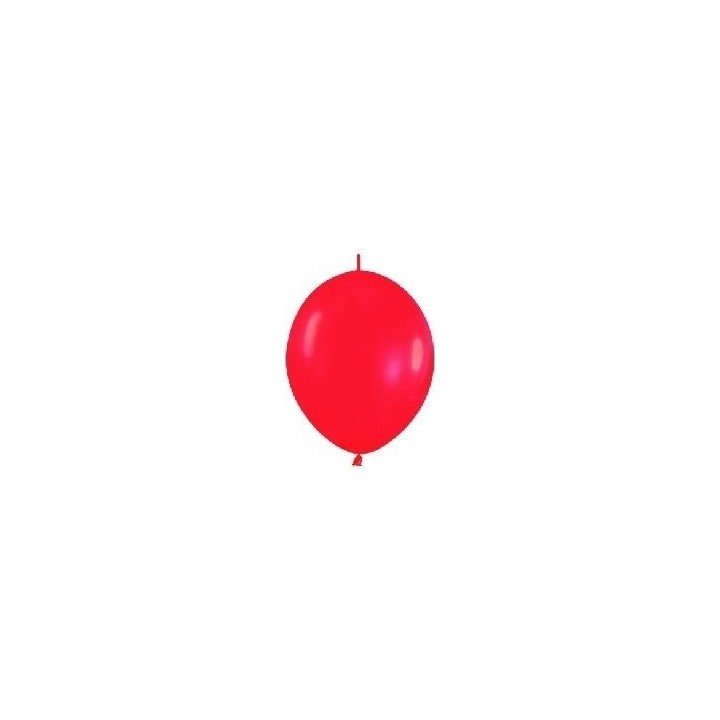 Articulo Globos Látex Link-o-Loon Rojo Sólido de 13cm aprox (50 ud)...