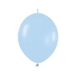 Articulo Globos Látex Link-o-Loon Azul Pastel de 13cm aprox (50 ud)...