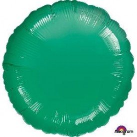 Globo Con Forma de Circulo de Aprox 45cm Color VERDE METAL -
