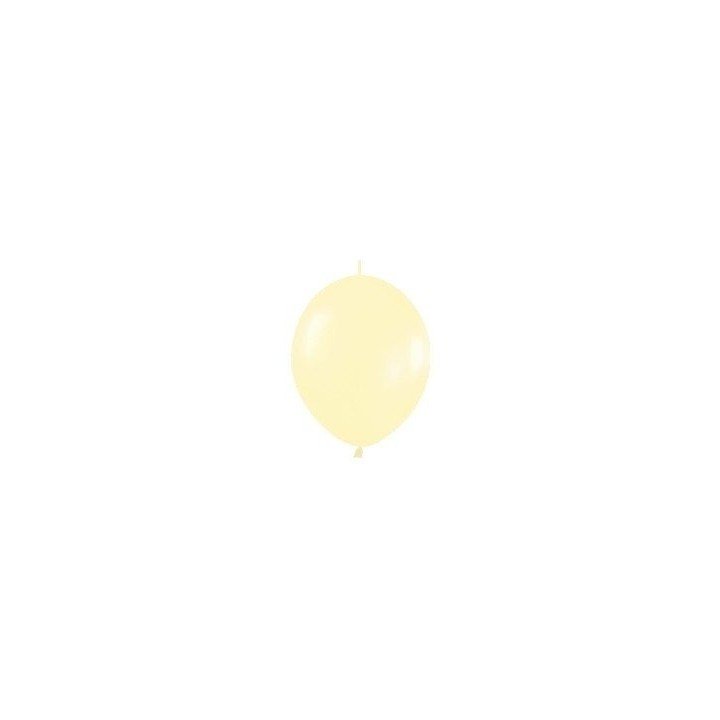 Articulo Globos Látex Link-o-Loon Amarillo Satín de 13cm aprox (50 ...