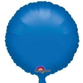 Globo Con Forma de Circulo de Aprox 45cm Color AZUL METAL -