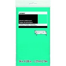 Mantel Plastico Caribe Teal de 137 x 274 cm