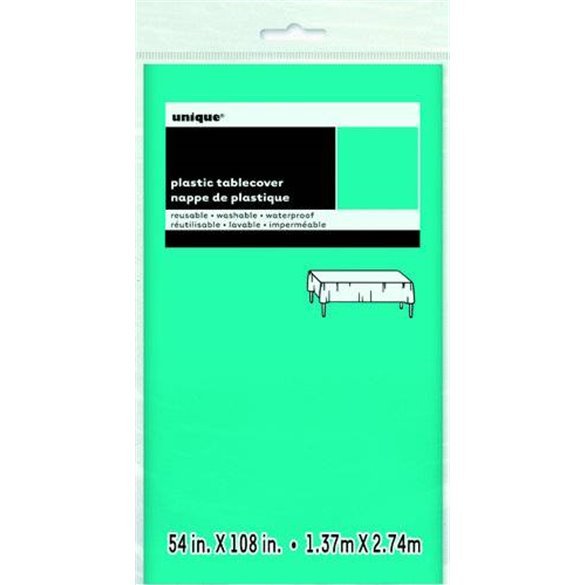 Mantel Plastico Caribe Teal de 137 x 274 cm