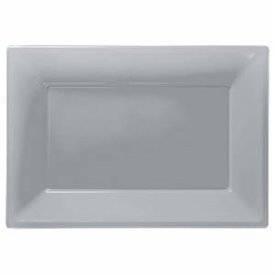 Bandeja Plata Rectangular Plástico (3)