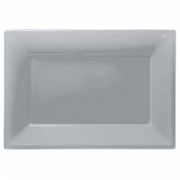 Bandeja Plata Rectangular Plástico (3)