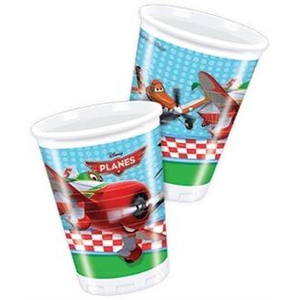 Vasos Aviones Planes plástico (8)