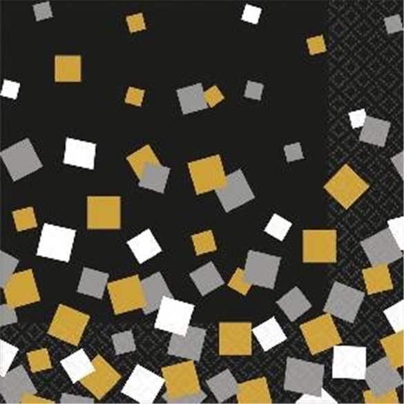Servilletas Confetti Sparkling (16)