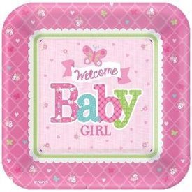 Platos Bienvenida Baby Girl 27 cm (8)