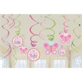 Decoracion Colgante Baby Girl (6x2)