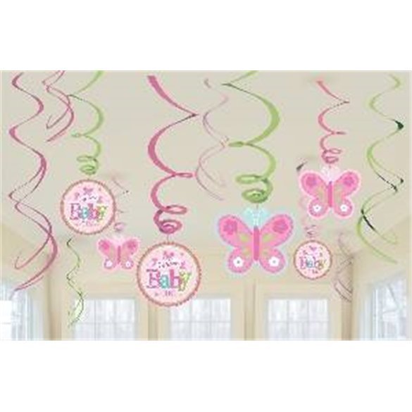 Decoracion Colgante Baby Girl (6x2)
