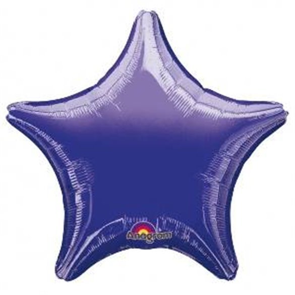 Globo Estrella color Morado de Aprox 80cm