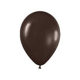 Articulo Globos Látex R5 Color Chocolate Metalizado de 13cm aprox (...