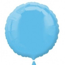 Globo Con Forma de Circulo de Aprox 45cm Color BLUE-