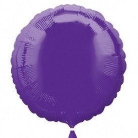 Globo Con Forma de Circulo de Aprox 45cm Color QUARTZ PRUPLE-