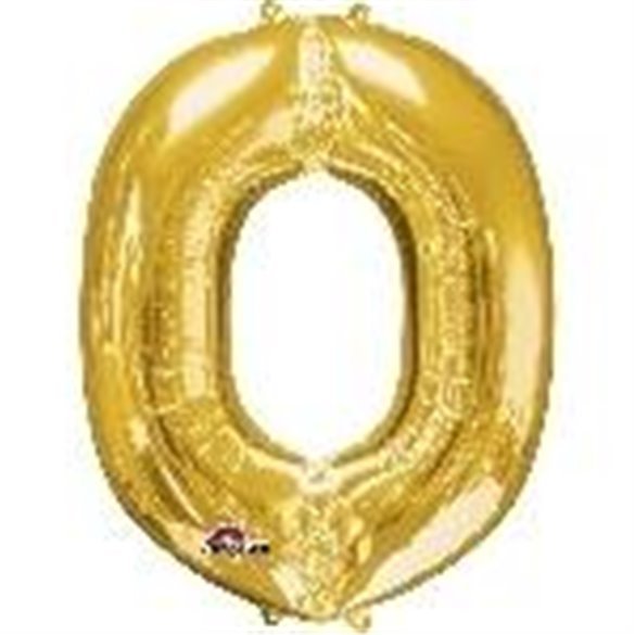 Globo Letra O Mini de Color Oro (40 cm Aprox)3304111 Anagram