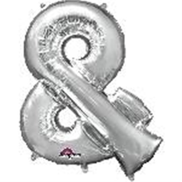 Globo Letra & Mini de Color Plata (40 cm Aprox)3306801 Anagram