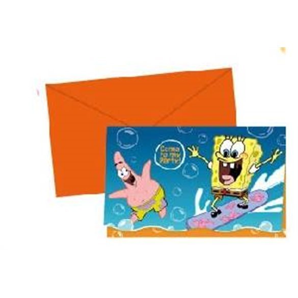 Invitaciones Bob Esponja (6)