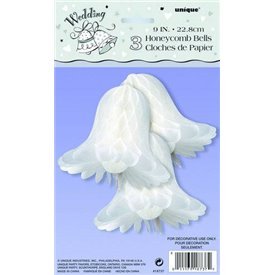 Campanillas Blancas de 23 cm (3)