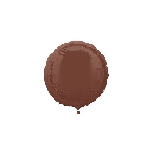 Globo Con Forma de Circulo de Aprox 45cm Color CHOCOLATE-