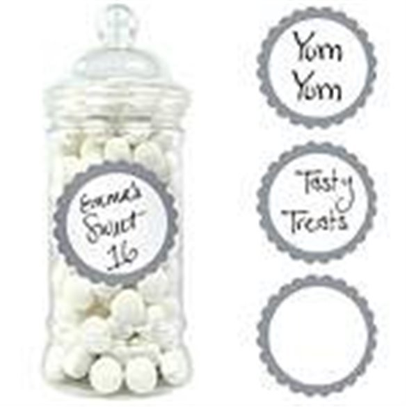 Pegatinas Candy (20) Plata