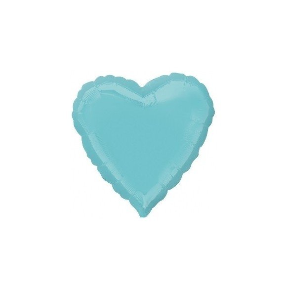 Globo Con Forma de Corazón de Aprox 45cm Color ROBIN EGG BLUE