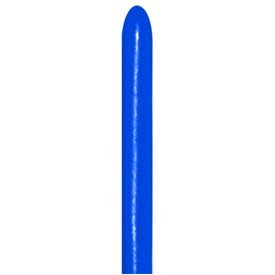 Globos Moldeables (160) Azul Rey Sólido de 150cmx2.5cm (100 ud)