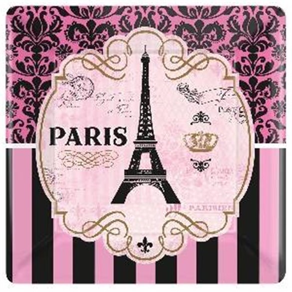 Platos "Un dia en Paris" de 26 cm (8)