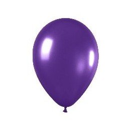 Articulo Globos Látex R12 Violeta Metalizado de 30cm aprox (50 ud) ...