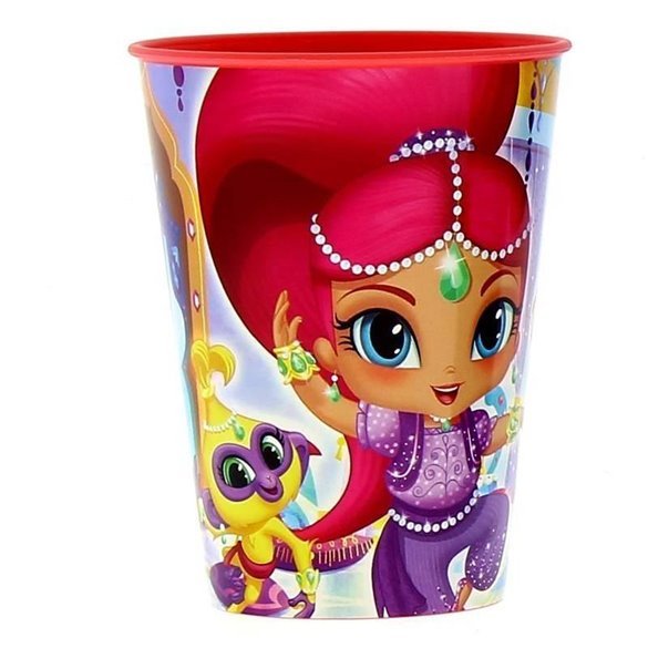 Vaso Plastico Shimmer & Shine