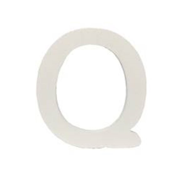 Letra Q de Madera de 11 cm Aprox