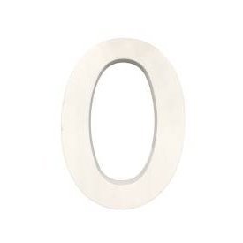 Número 0 de Madera de 11 cm Aprox