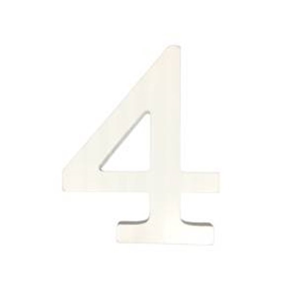 Número 4 de Madera de 11 cm Aprox