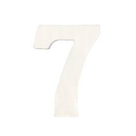 Número 7 de Madera de 11 cm Aprox