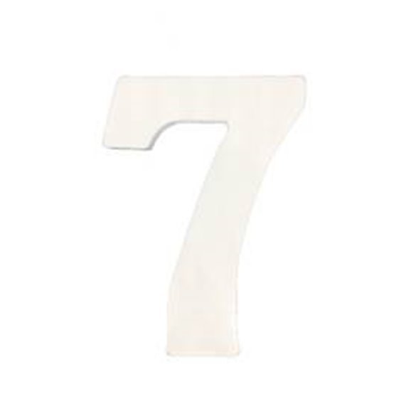 Número 7 de Madera de 11 cm Aprox